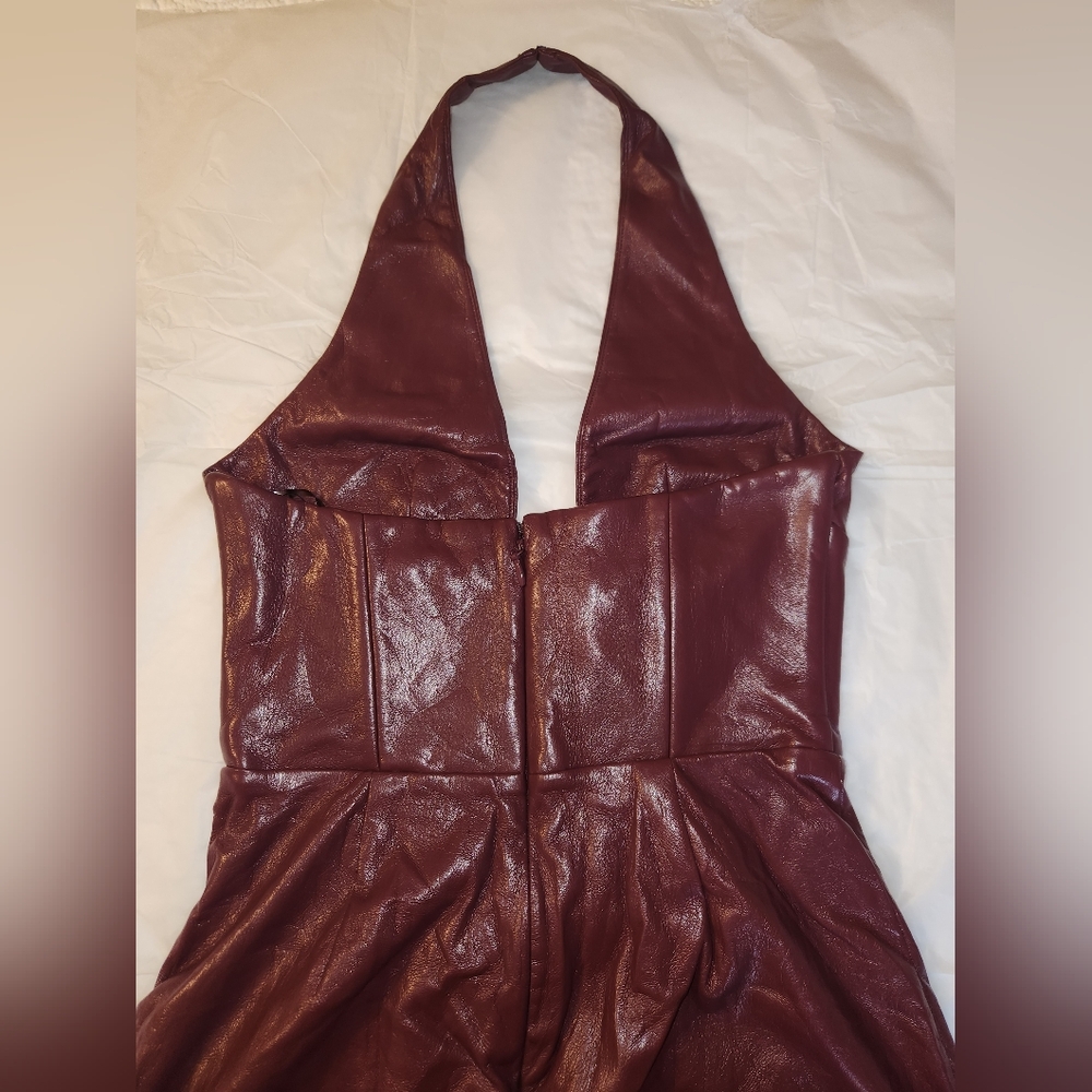 Wine Vegan Leather House of CB 'Jaquetta' medium - Picture 11 of 16